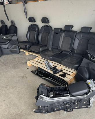 tappezzeria completa audi q8 s line pelle alcantar