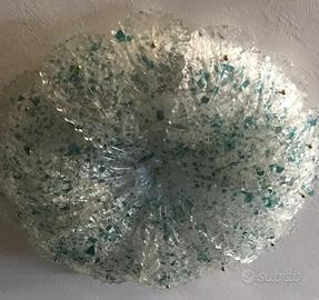5 Plafoniere in VETRO DI MURANO complete di tutto