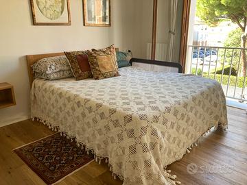 Letto artigianale legno