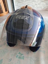 Casco Moto Jet GREX - Blu