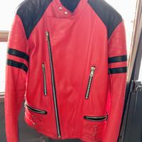 Giacca in pelle moto anni 80