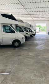 Rimessaggio camper roulotte van auto moto barche