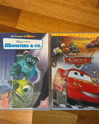 Dvd Cars e Monsters & co
