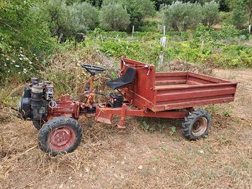 Motozzappa con cassone Lombardini