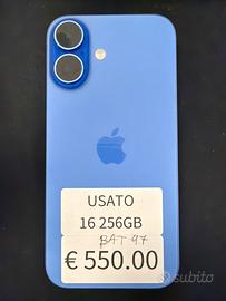 Iphone 16  256gb batteria 97%