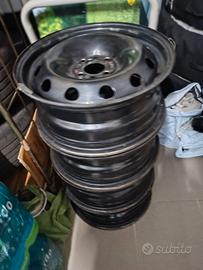 CERCHI IN FERRO DA 15'' FIAT DOBLO' 4 FORI