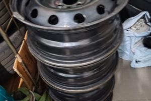 CERCHI IN FERRO DA 15'' FIAT DOBLO' 4 FORI