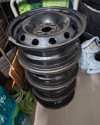CERCHI IN FERRO DA 15'' FIAT DOBLO' 4 FORI