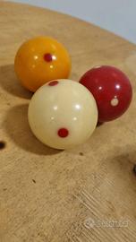 Set da tre Bilie  e panno