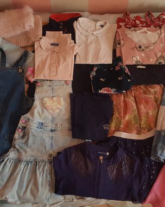 Abbigliamento Bimba 6/7/8/9 anni lotto 65 euro