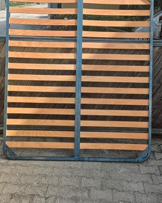 rete matrimoniale con doghe in legno 
