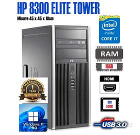 PC i7 16GB RAM SSD 512GB HDMI Win 11 Pro