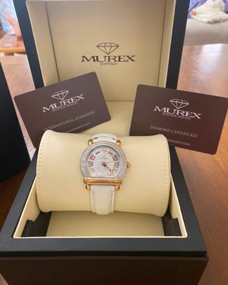 Orologio murex con diamanti certificati