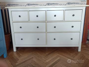 Cassettiera Hemnes Ikea bianca