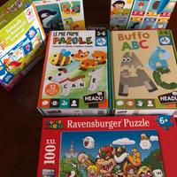 Set di 6 Giochi didattici per bambini 3/ 6 anni