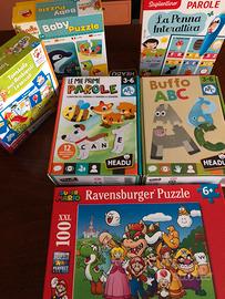 Set di 6 Giochi didattici per bambini 3/ 6 anni