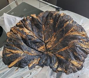 vassoio centrotavola in gesso ceramica 