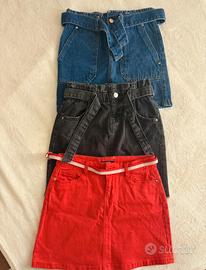 Gonne in jeans Bambina Tg.10/11 anni