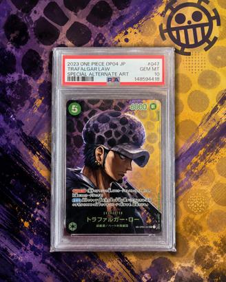 🔥 One Piece Trafalgar Law SP OP04-047 JAP PSA 10 🔥