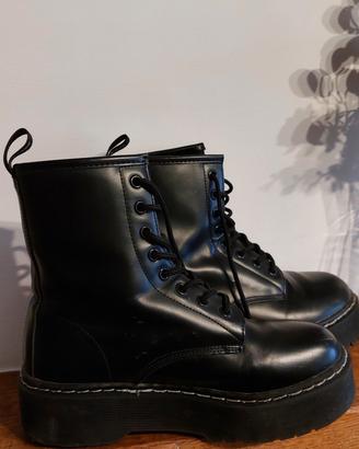 anfibi neri donna n.38