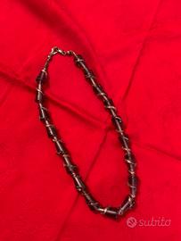 Collana color nero/oro
