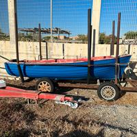 Lancia in vetroresina 4.20 metri con carrello