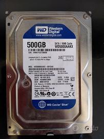 Hard Disk magnetico SATA 3.5" 500GB