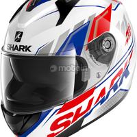 Casco integrale ridill 1.2 phaz bianco blu rosso