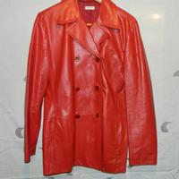 Peacoat donna MAX&Co. in pelle rossa 44