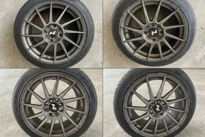 Gomme 205/45/17 e cerchi JR