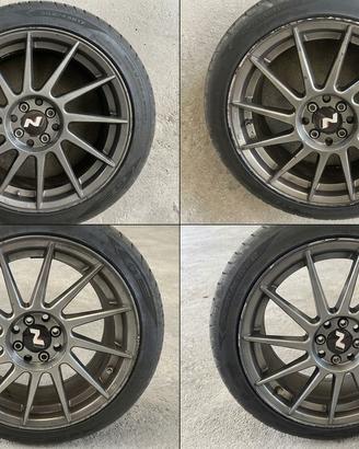 Gomme 205/45/17 e cerchi JR