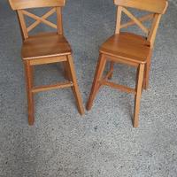 Due sgabelli Ikea modello INGOLF Sedia junior
