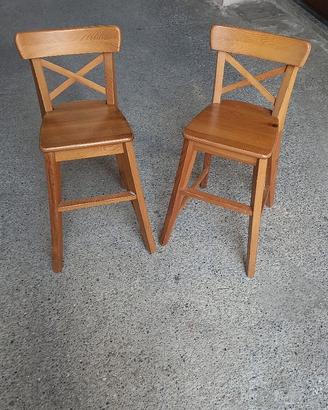 Due sgabelli Ikea modello INGOLF Sedia junior