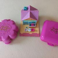 Polly Pocket Blue Bird anni '90 3 casette + 1 doll