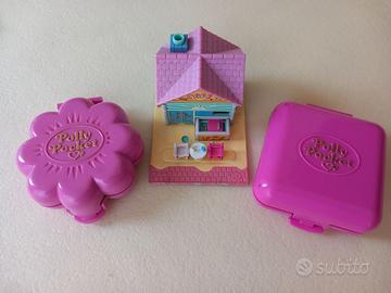 Polly Pocket Blue Bird anni '90 3 casette + 1 doll