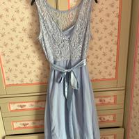 vestito azzurro shein