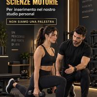 Personal Trainer laureato in scenze M o altro
