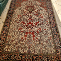 Tappeto indiano Srinagar lana e seta