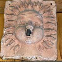 Maschera-Rubinetto in terracotta