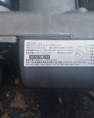 Motore brushless trifase