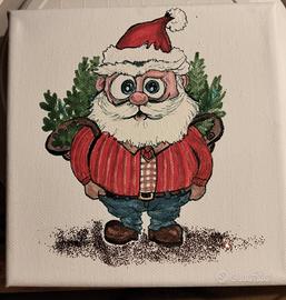 Addobbo natalizio fatto a mano