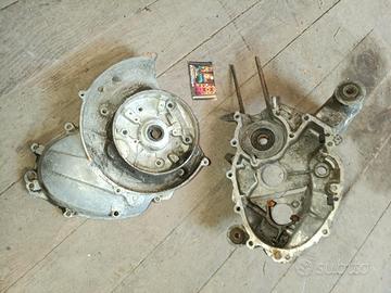 coppia carter v5a1m faro tondo vespa piaggio 50 mo