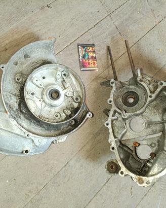 coppia carter v5a1m faro tondo vespa piaggio 50 mo