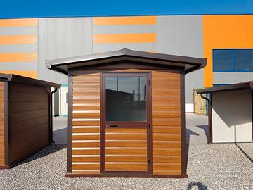 Casette coibentate effetto perlina marrone