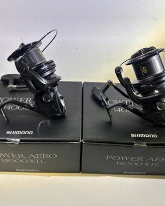 Mulinelli Shimano Power Aero 14000 XTC come nuovi