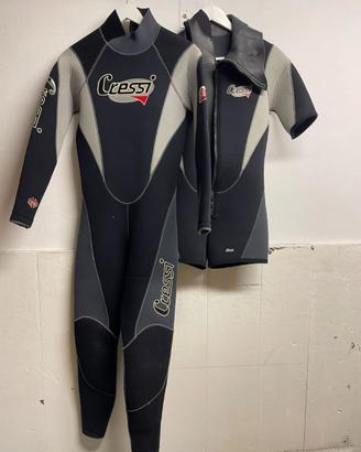Muta Cressi 2 pezzi 5+5mm tg S
