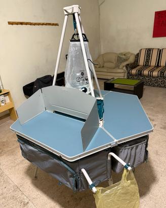 Tavolo da cucina da campeggio