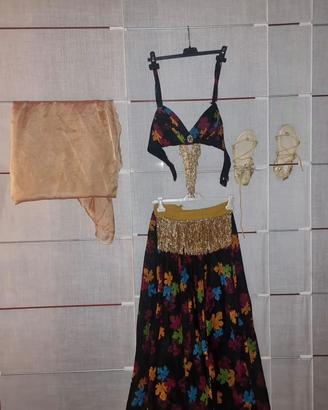 abito professionale per danza del ventre