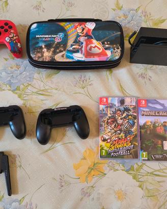 Nintendo switch 2017 + accessori e giochi 