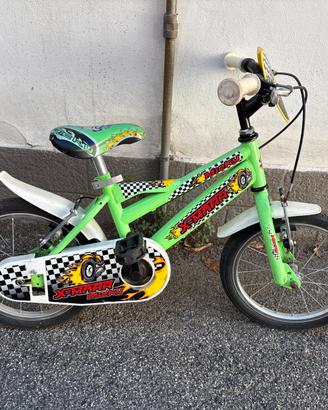 Bici bambino 16 pollici verde X-Marr Micky